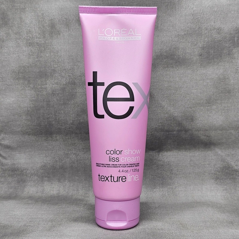 L'OREAL Textureline Color Show Liss Cream Shine Cream Color Treated Hair 4.4oz